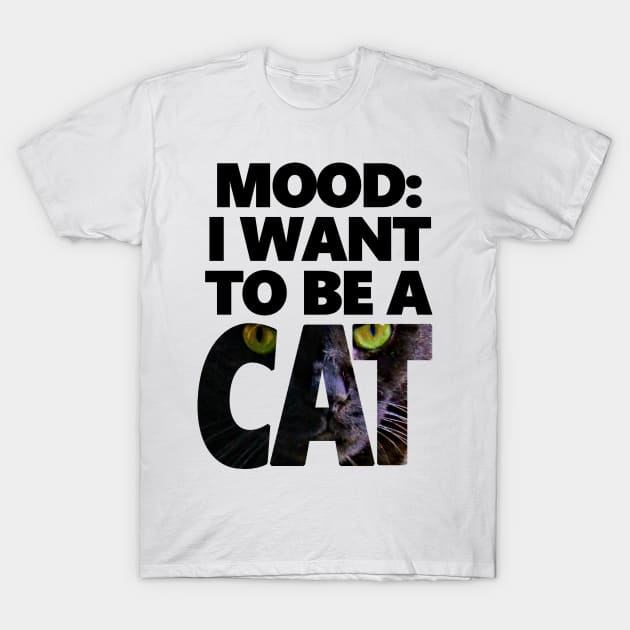 I Want To Be A Cat - Huey Version T-Shirt by Rainy Day Dreams